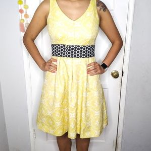 Anthropology Moulinette Soeurs yellow Dress